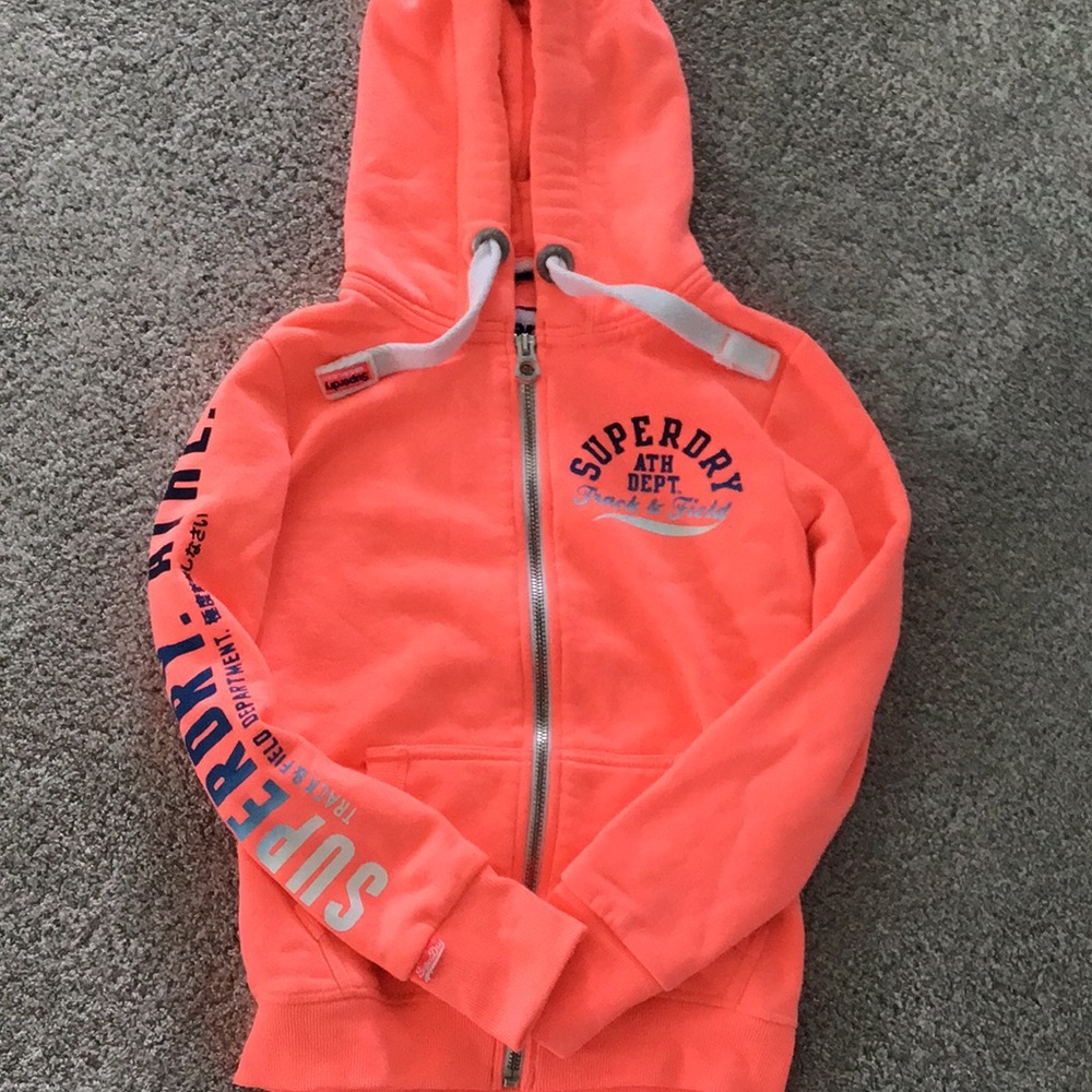 Super dry zip up sweater